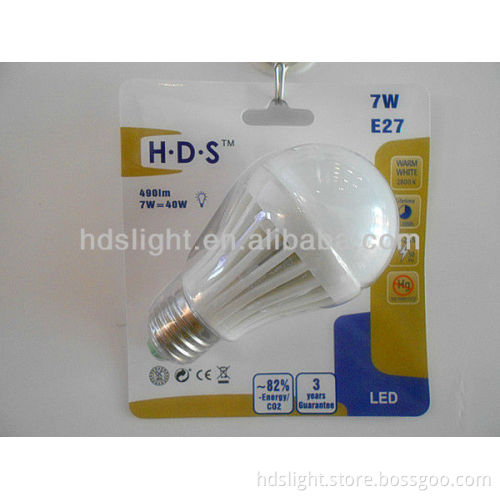 Dimmable 7W Lampara Ceramica LED Bulb